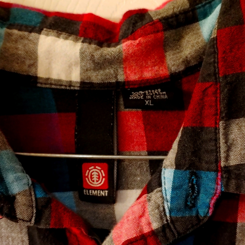 Element plaid long sleeve shirt